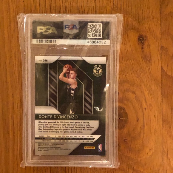 Donte Divincenzo PSA 9 Prizm Rookie Card - Picture 2 of 2